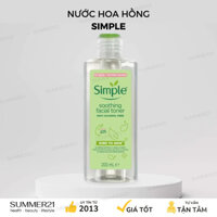 Nước Hoa Hồng Soothing Facial Toner Simple 200ml