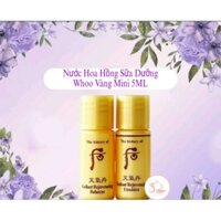 Nước Hoa Hồng Sữa Dưỡng Whoo Vàng Mini 5,5ML (30 Cặp =60 Chai)