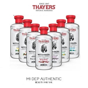 Nước hoa hồng Thayers Alcohol Free Witch Hazel Toner - 355ml