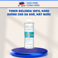 Nước hoa hồng Toner Bielenda Super Power Mezo Xanh Dương dưỡng ẩm cho da khô mất nước 200ML