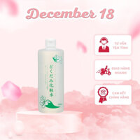 Nước hoa hồng Toner diếp cá ngăn cho da dầu ngừa mụn Chinoshio Dokudami Perilla Natural Skin Lotion 500ml
