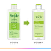 Nước Hoa Hồng Toner Không Cồn Dành Cho Da Nhạy Cảm, Dễ Nổi Mụn Simple Kind To Skin Soothing Facial Toner 200ml