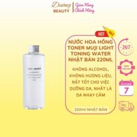 Nước hoa hồng Toner Muji Light Toning Water Nhật Bản 200ml