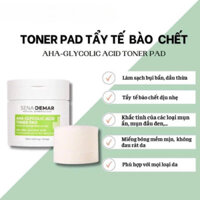 Nước Hoa Hồng Toner Pad SenaDemar AHA-Glycolic Acid Toner Pad sena demar 70 miếng [Siêu Hót]