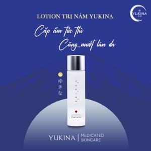 Nước hoa hồng trắng da mờ nám Yukina whitening deep treatment lotion 150ml của Nhật
