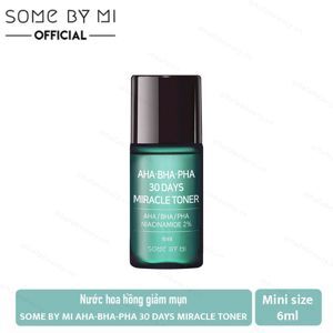 Nước hoa hồng trị mụn AHA-BHA-PHA Some By Mi 30 Days Miracle Toner 6ml