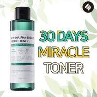 Nước Hoa Hồng Trị Mụn Some By Mi AHA-BHA-PHA 30 Days Miracle Toner 150ml - Chính Hãng