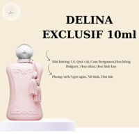 Nước Hoa Hương Delina Exclusif Hương Hoa Hồng Thơm Lâu, Hương Vani Chiết 10ml - Linn Official