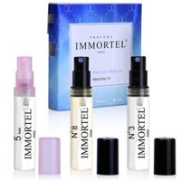 Nước Hoa IMMORTEL PARIS - Hộp Set1-3 chai xịt 3ml   5Sens, No8, No3  - Eau De Parfum