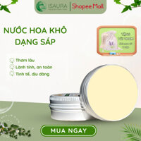 Nước hoa khô dạng sáp Isaura hương thơm thảo dược, lâu phai