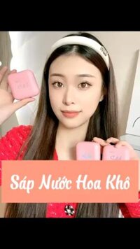 Nước hoa khô nữ, nước hoa sáp nữ thơm lâu Solid mùi hương quyến rũ dạng hộp phấn thời trang có gương - Happy Life 4U