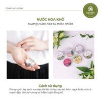 Nước Hoa Khô Thiên Nhiên Cầu Vồng/ Paris Hương Hoa Lan Chuông Mơ Cỏ Mềm 10g