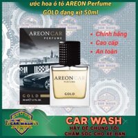 Nước Hoa khử mùi xe hơi chuyên dụng AREON Perfume CAR hương RED 50ml(Cá tính)(Chai), hàng chính hãng nhập khẩu Bulgari