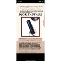 Nước hoa mini 20 ml Dior Sauvage