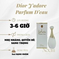 NƯỚC HOA MINI DIOR J'ADORE PARFUM D'EAU EDP 5ML (KHÔNG CỒN)