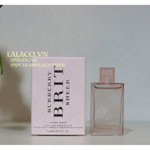 Nước hoa mini nữ Burberry Brit Sheer 5ml