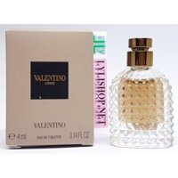 Nước hoa mini VALENTINO UOMO Eau de toilette chai 4 ml chính hãng