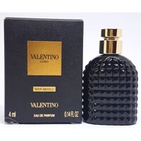 Nước hoa mini VALENTINO UOMO NOIR ABSOLU Eau de Parfum chai 4 ml màu ĐEN chính hãng