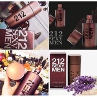 Nước hoa nam cao cấp 212 SEXY MEN EDT 100ML nâu nồng ấm, nam tính và tinh tế, thời gian lưu hương lâu- Chisman