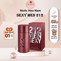 Nước hoa nam Carolina Herrera 212 SEXY MEN EDT 100ML - Hương thơm nam tính và mạnh mẽ, lưu hương lâu - Duy Perfume2001