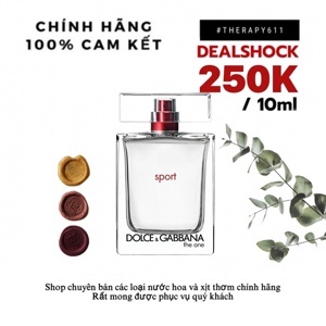 Nước hoa nam D and G The One Sport 100ml - 00376NH56