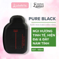 Nước hoa nam Dubai Creation Lamis Pure Black cho hương thơm tinh tế,hiện đại 100ml