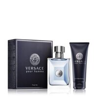 Nước hoa nam Gift Set Versace Pour Homme EDT 2pcs ( Nước hoa 50ML + Dầu gội 100ML )