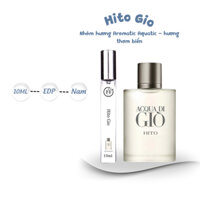 Nước hoa nam Hito Gio gì trắng EDT chiết 10ml - Hương thơm Tươi mát, nam tính, tinh tế