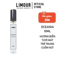 Nước Hoa Nam LIMOUR Oceania, Hương biển Tươi Mát, Trẻ Trung, Cuốn Hút 10ml - Dạng Xịt Tiện Lợi