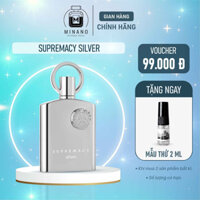 Nước Hoa Nam Mini 𝗔𝗳𝗻𝗮𝗻 𝗦𝘂𝗽𝗿𝗲𝗺𝗮𝗰𝘆 𝗦𝗶𝗹𝘃𝗲𝗿 EDP, Nước Hoa Dubai - Minano Perfume Store