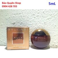 Nước hoa nam mini BVLGARI AQVA AMARA EDT 5mL