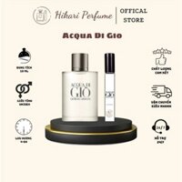 Nước hoa nam nữ Acqua Di Gio chiết 10ml - Hương thơm tươi mát, tinh tế - Hikari perfume