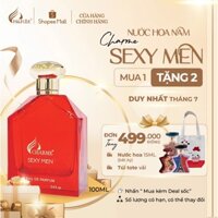 Nước hoa nam quyến rũ, Charme Sexy Men, hương nước hoa lưu hương lâu, nam tính dành cho quý ông, 100ml