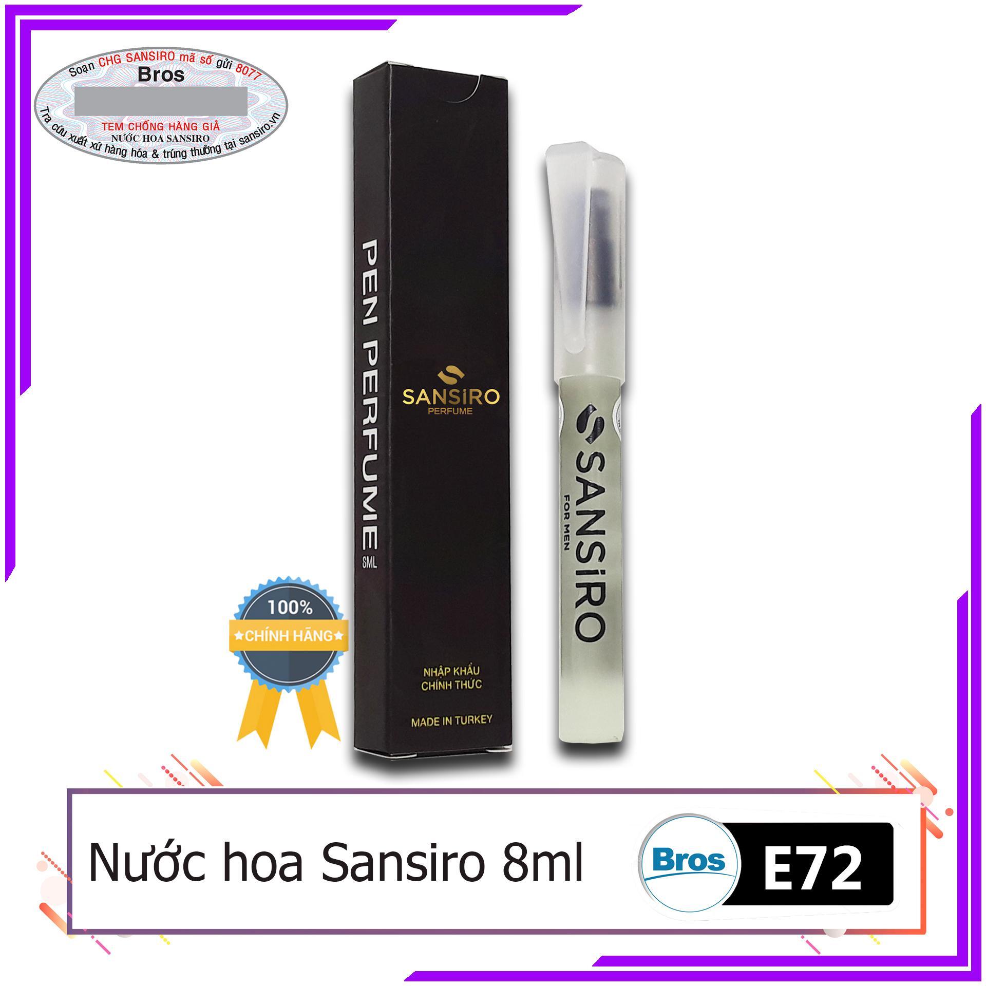 Nước hoa nam Sansiro E72 Red Lacoste 8ml