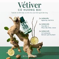 Nước hoa nam Solinotes Vetiver dầu thơm nam hương cỏ bài thơm lâu dạng xịt độ lưu hương 8h