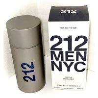 Nước hoa nam Tester CAROLINA - 212 Men EDT 100ml (Xám)