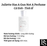Nước hoa Niche - Juliette Has A Gun Not A Perfume