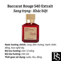 Nước hoa Niche - MFK Baccarat Rouge 540 Extrait de Parfum