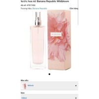 Nước  hoa nữ Banana Republic Wildbloom Eau De Parfum Spray - 100ml