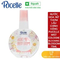 Nước hoa nữ bé gái mini thơm lâu chính hãng Pucelle Blooming Blosom 75ml dịu nhẹ nhàng dạng xịt khô toàn thân giá rẻ