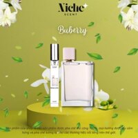 Nước Hoa Nữ Buberry For Her EDP, Nước Hoa Chiết Niche Scent 10ml Thơm Mát Ngọt Ngào Nữ Tính