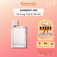 Nước Hoa Nữ Buberry Her EDP Chính Hãng Luci scent 10ml Thơm Mát Ngọt Ngào Nữ Tính