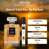 Nước hoa nữ Chanel Coco Eau de Parfum chiết 10ml - cổ điển, sang trọng, nữ tính