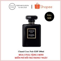 Nước hoa nữ Chanel Coco Noir EDP 100ml, dầu thơm Chanel cao cấp quyến rũ, bí ẩn lưu hương lâu