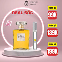 Nước hoa nữ Chanel No 5 EDP chai chiết 10ml cổ điển quyến rũ sang trọng