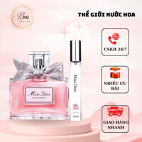 Nước hoa nữ Christian Dior Miss Dior hương thơm ngọt ngào , quyến rũ chiết 10ml - Rose perfume store