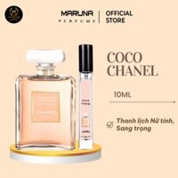 Nước hoa nữ Coco Mademoiselle, Hương Thơm Thanh Lịch Sang Trọng (10ml) - Maruna Perfume