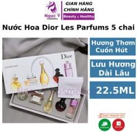 Nước hoa nữ Dior Les Parfums bộ 5 chai Chính Hãng thơm lâu mini lưu hương lâu phai thơm dịu nhẹ cuốn hút Ngọc Ý Cosmetic