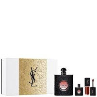 Nước hoa nữ Gift Set Yves Saint Laurent Black Opium EDP 3pcs ( Nước hoa 90ML + Nước hoa 7.5ML + Son YSL 206 )