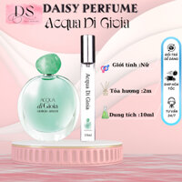 Nước hoa nữ Giorgio Armani Acqua di Gioia (Giò xanh) nhẹ nhàng , tươi mát chiết 10ml -Daisy store